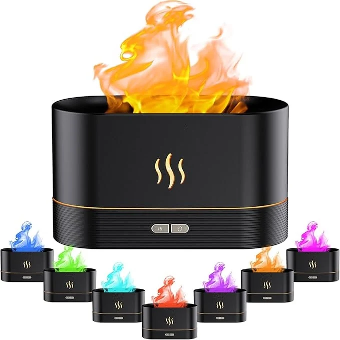 Flame Effect Diffuser Black 7 Colors